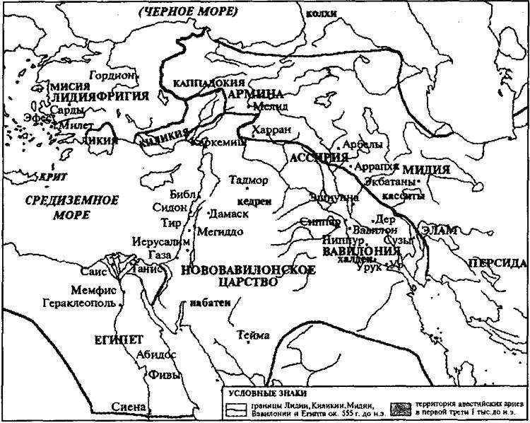 Где находился вавилон в древности карта