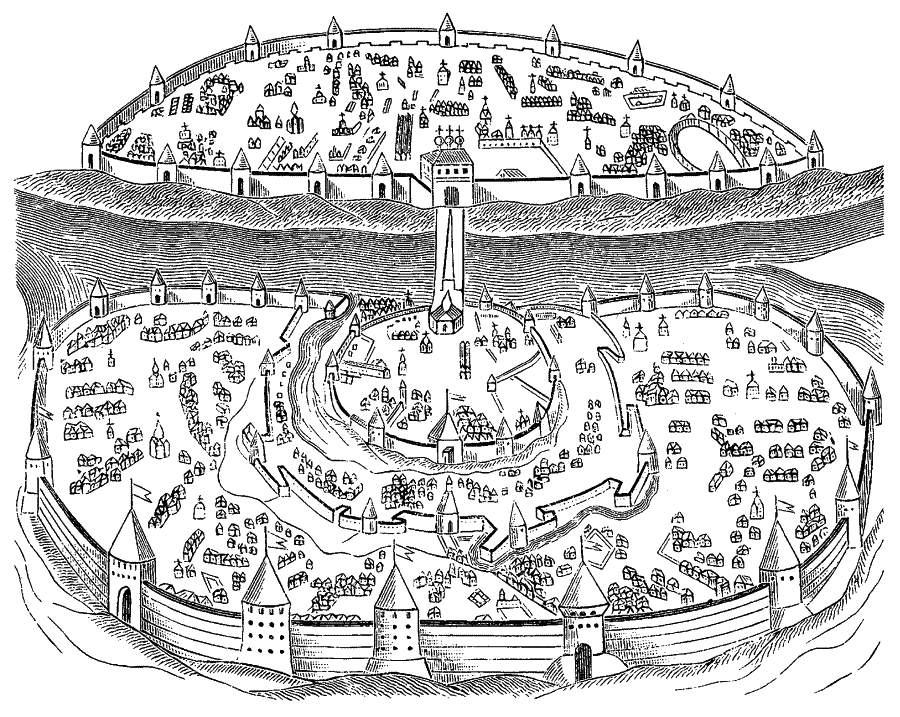 Город в древней руси схема