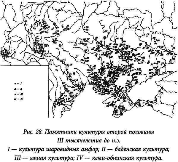 Карта степного кургана